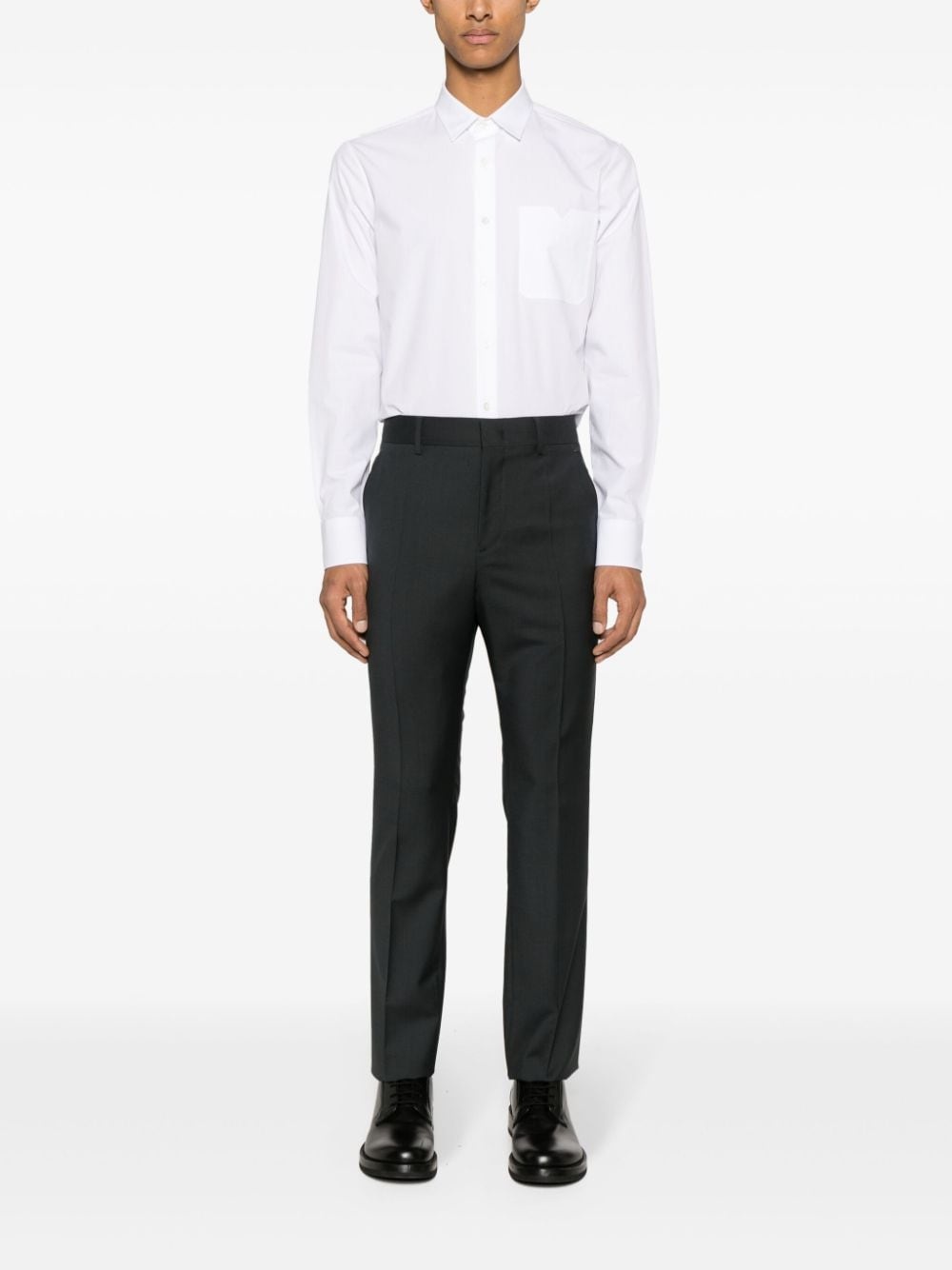 tailored straight-leg trousers - 2