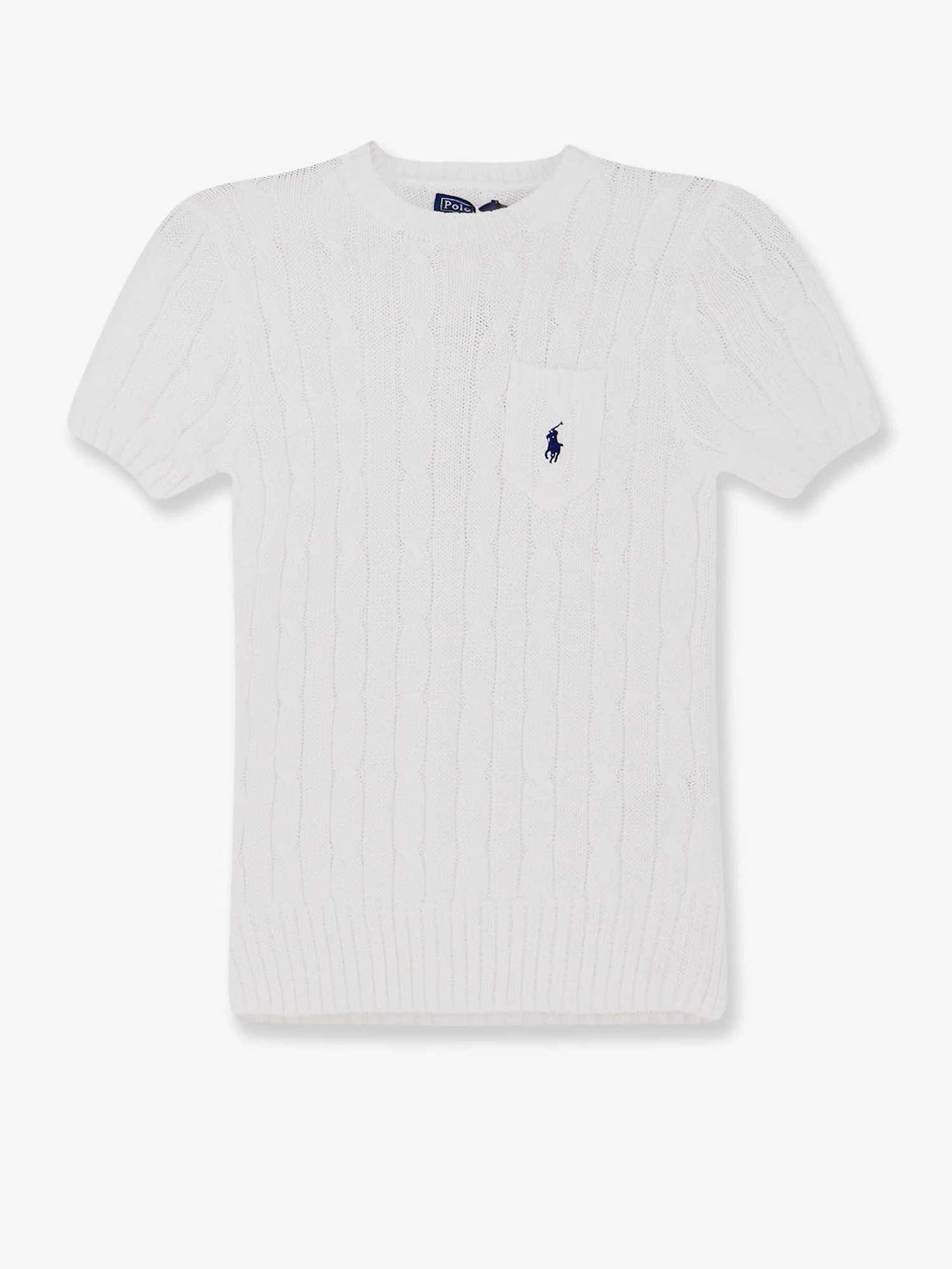 Polo Ralph Lauren Cotton Sweater With Contrasting Embroidered Logo - 1