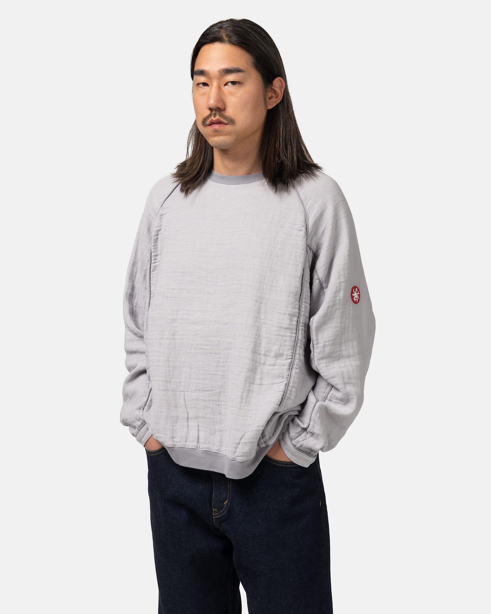 Overdye Raglan Gauze Long Sleeve - 4
