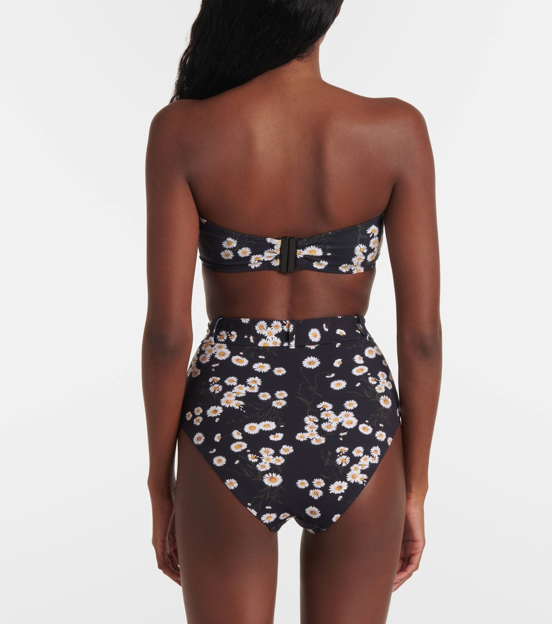 Tendrement floral bandeau bikini top - 3