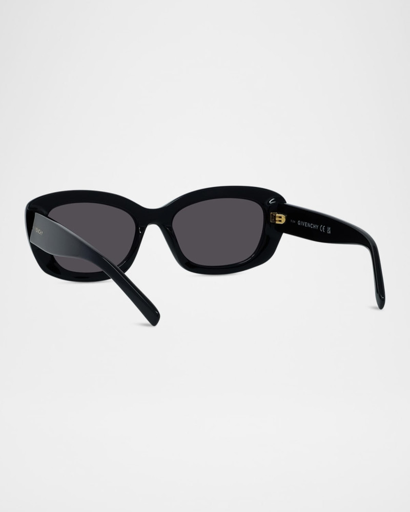 Givenchy GV Day Acetate Oval Sunglasses outlook