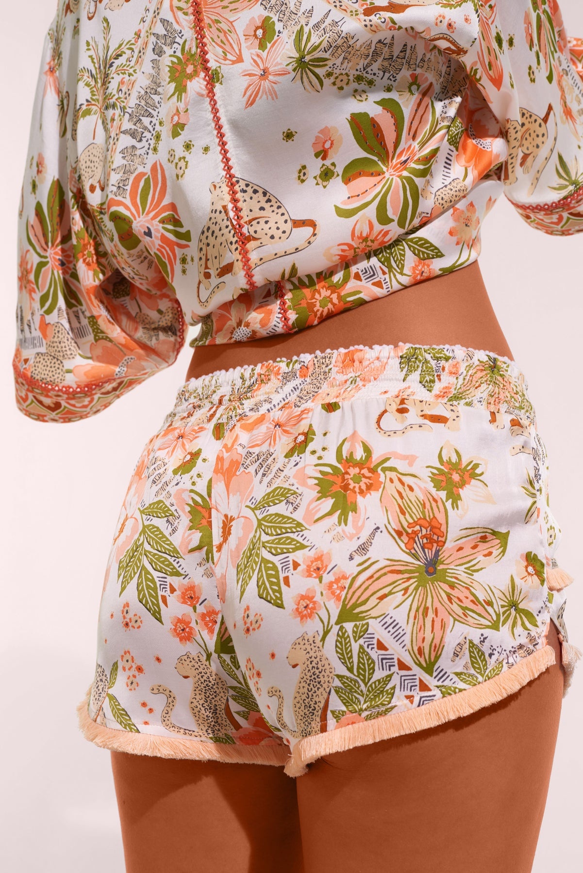 Boxer Lulu  - Pink Leo Foulard - 2