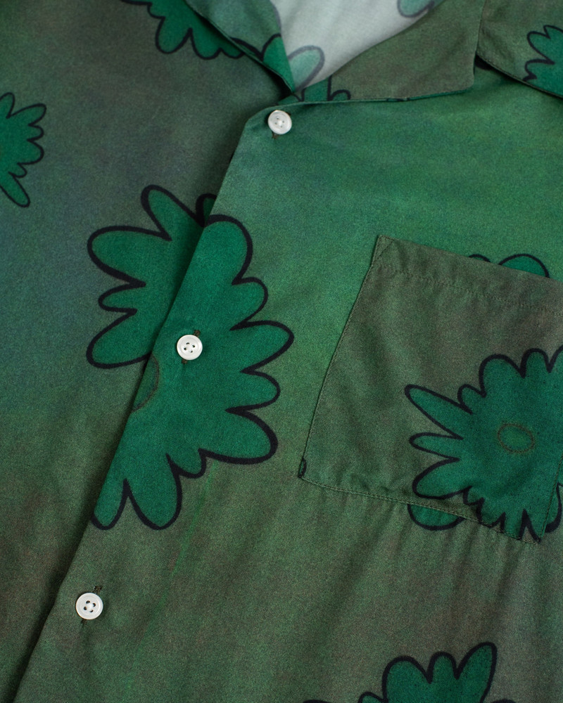 Forest Bloomscape LS Camp Shirt 4