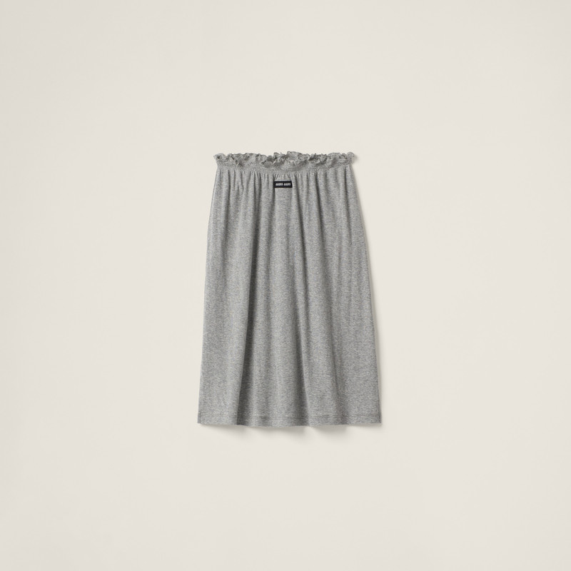 Ribbed jersey skirt 1