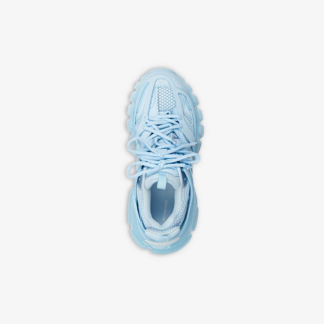 Women's Track Clear Sole Sneaker in Blue - 5