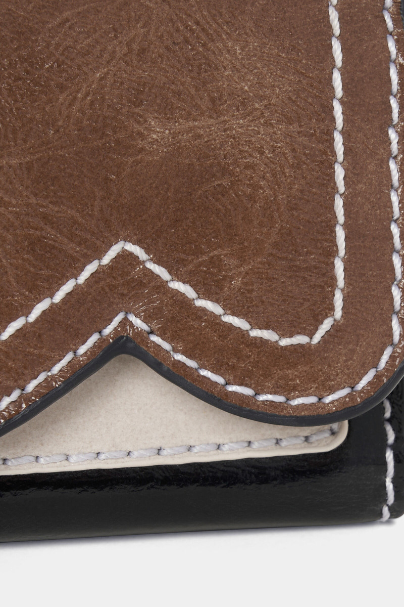 Bex Maeve Wallet in Brown/Black 5