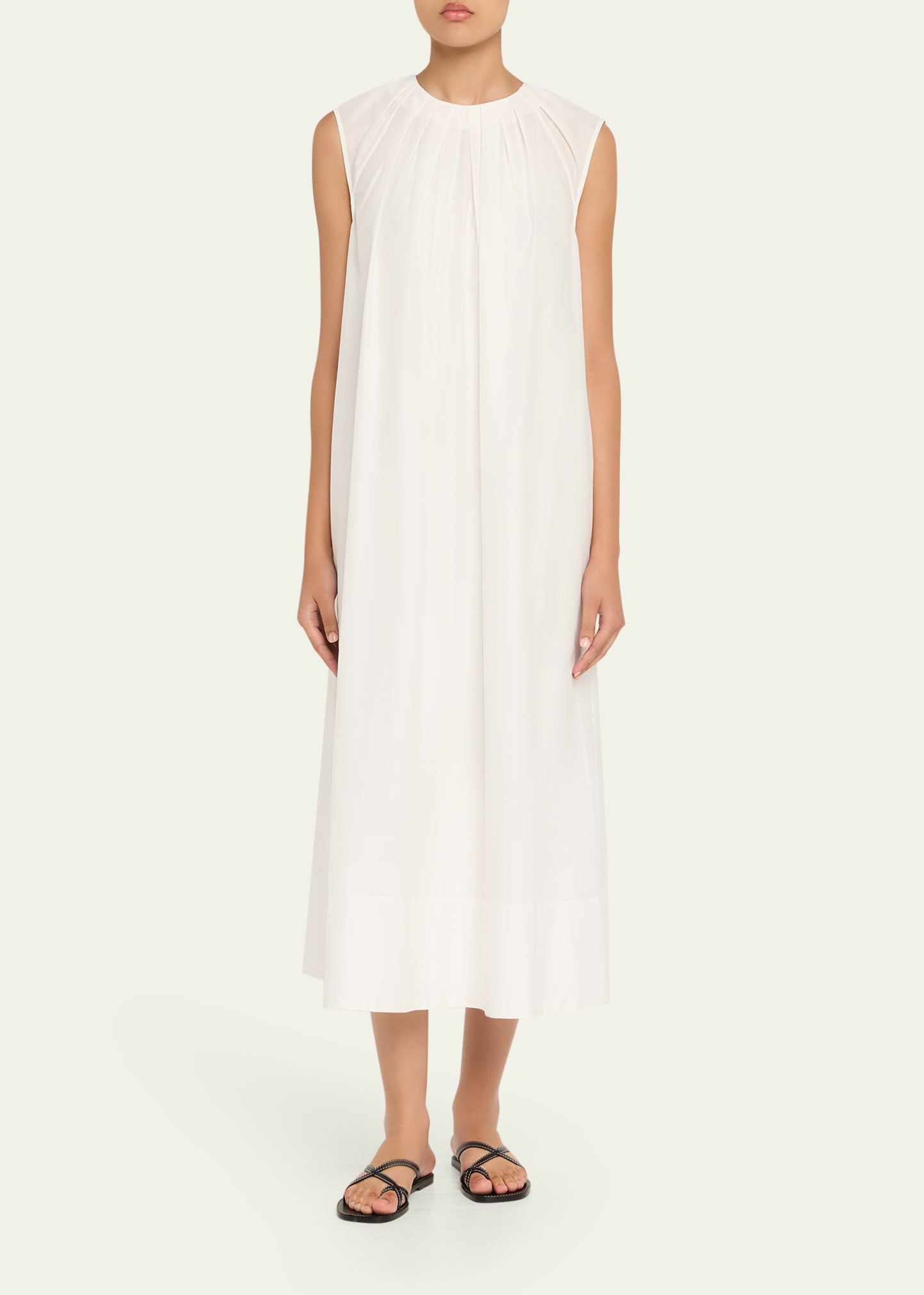 Summer Cotton-Silk Gown - 2