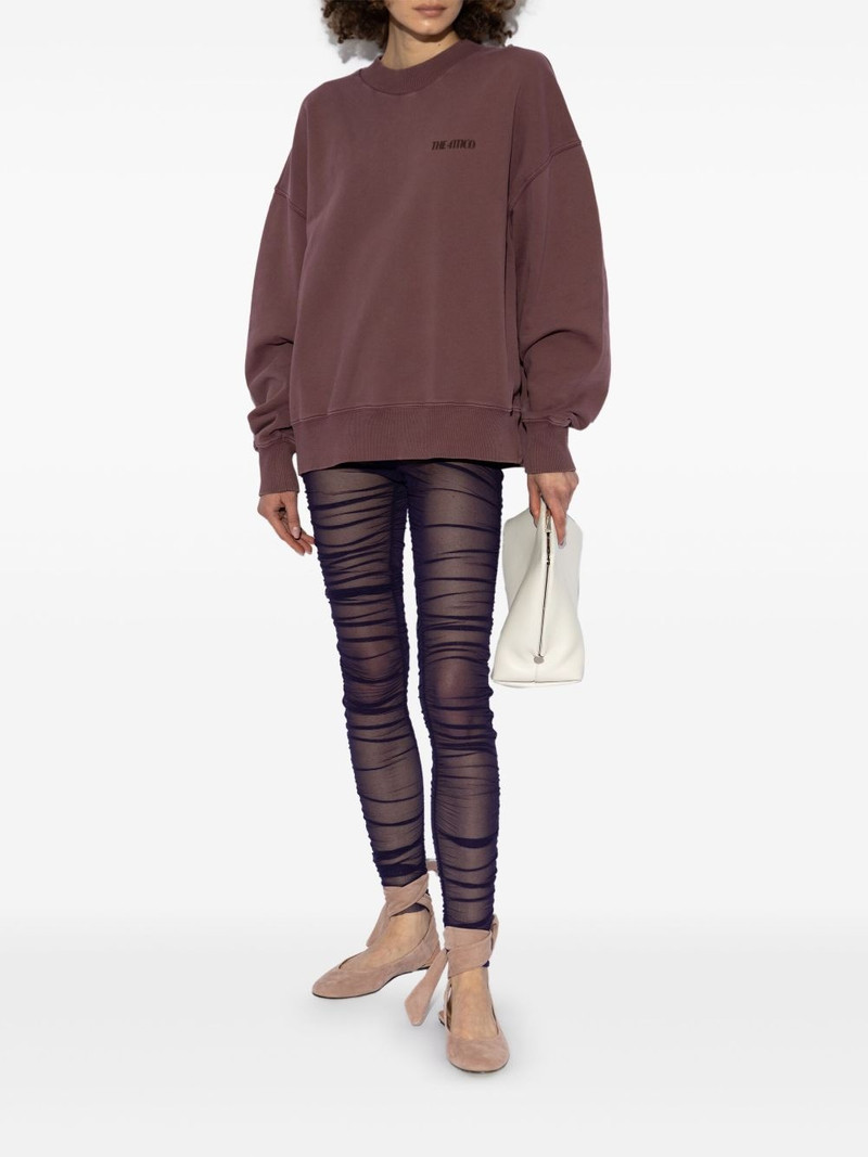 THE ATTICO logo-embroidered sweatshirt outlook