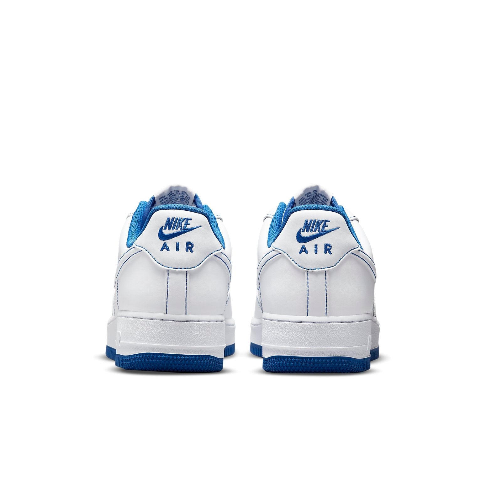 Nike Air Force 1 '07 'Contrast Stitch - White Game Royal' CV1724-101 - 5