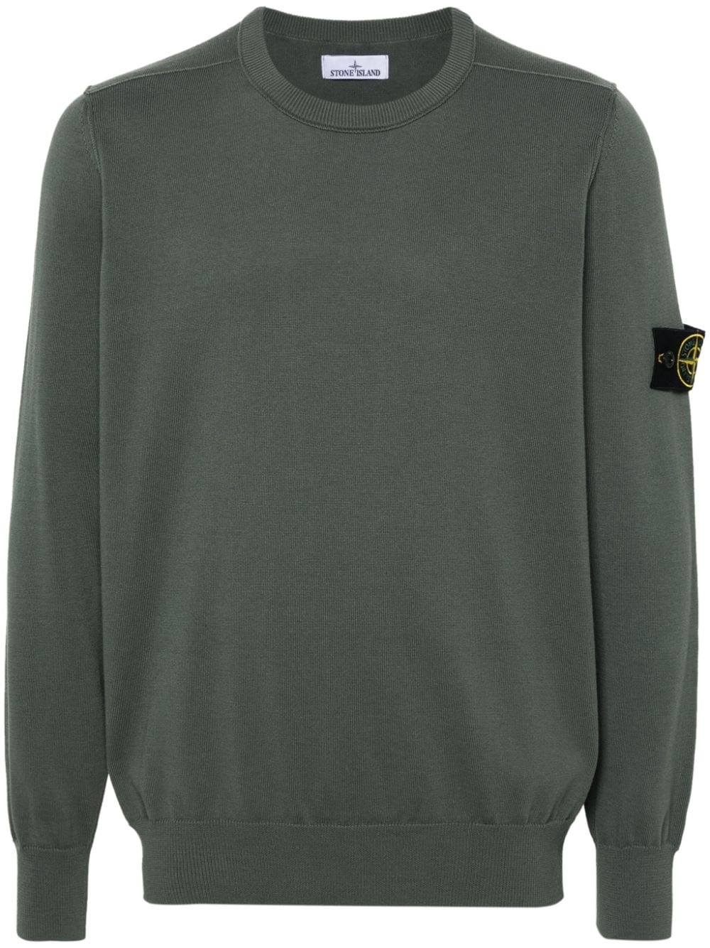 Compass-badge knitted jumper - 1