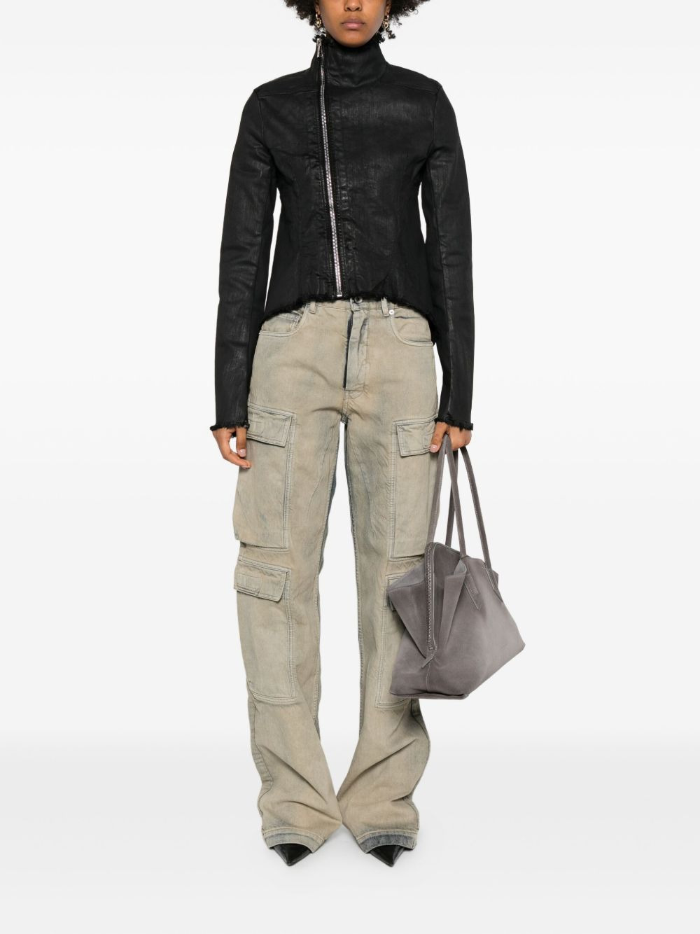 cargo pocket jeans - 2