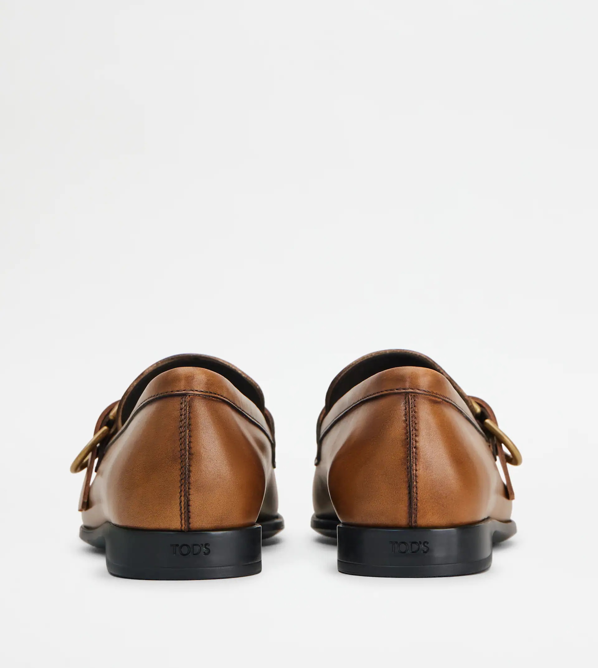 LOAFERS IN LEATHER - BROWN - 2