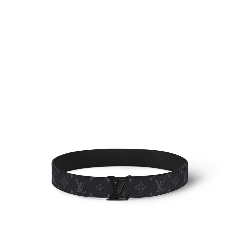 LV Initiales 40mm Matte Black Belt 1