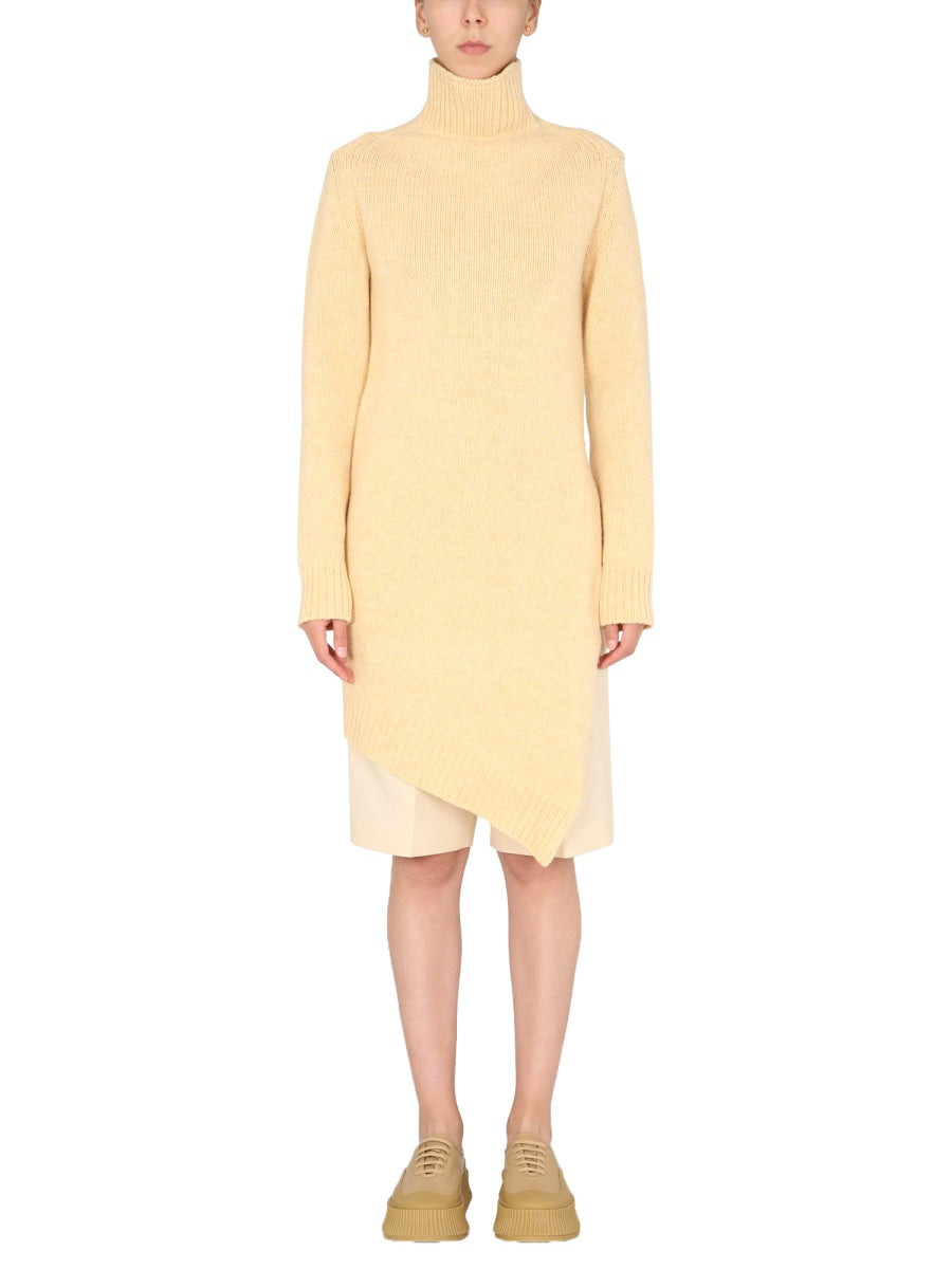 Jil Sander Women Long Asymmetric Sweater - 3