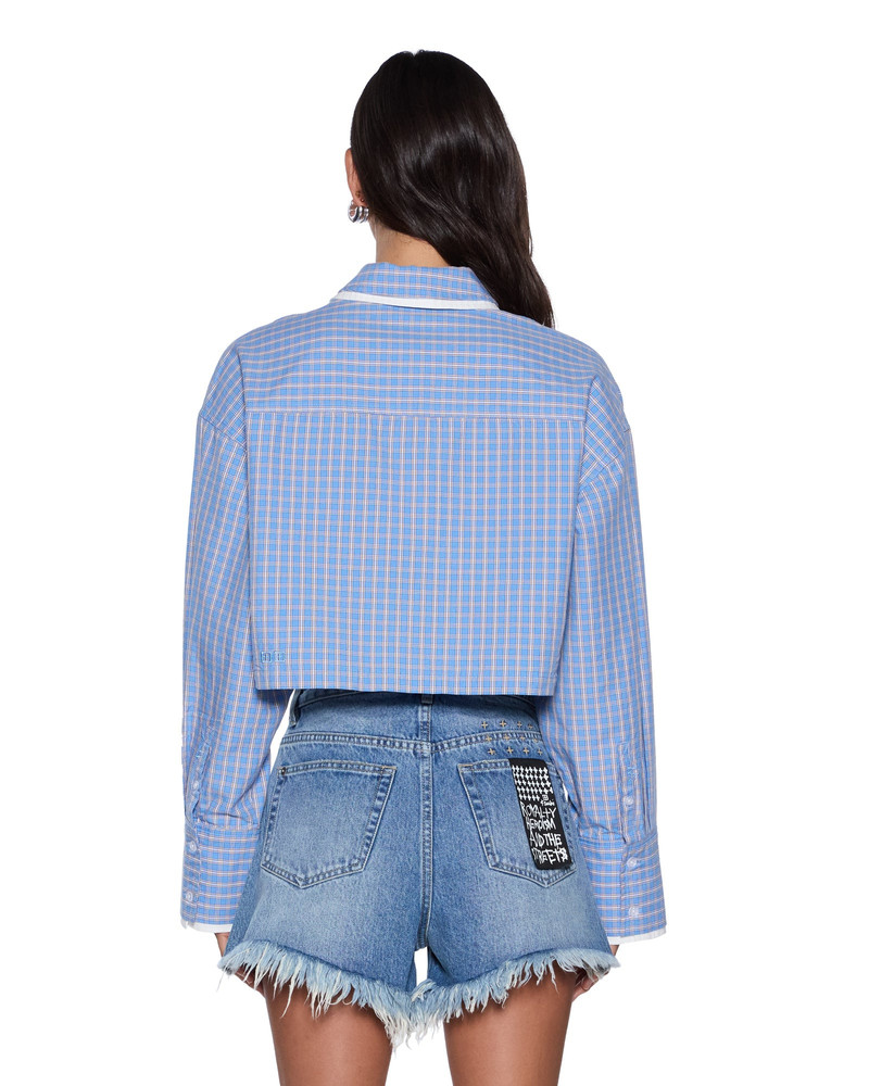 BALTER LS SHIRT BLU CHECK 4