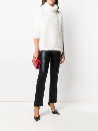 TOM FORD fuzzy turtleneck jumper outlook