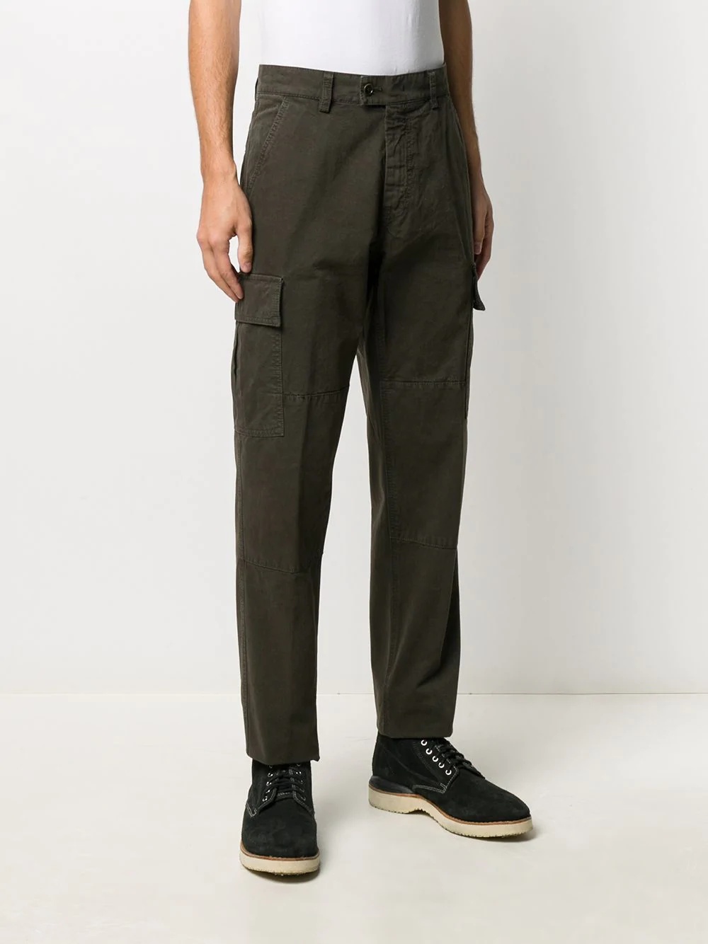 cotton cargo trousers - 3