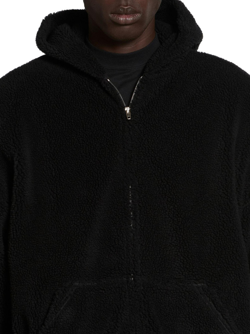 Outerwear Zip-Up Hoodie Oversized - Black 6