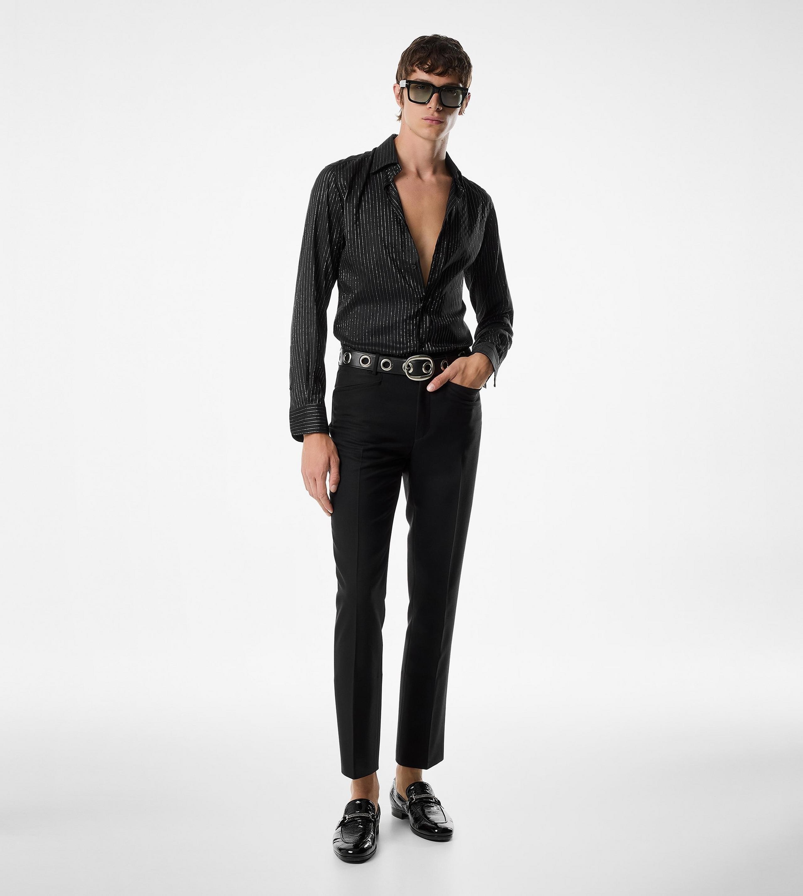 SILK STRIPES SLIM FIT SHIRT - 2