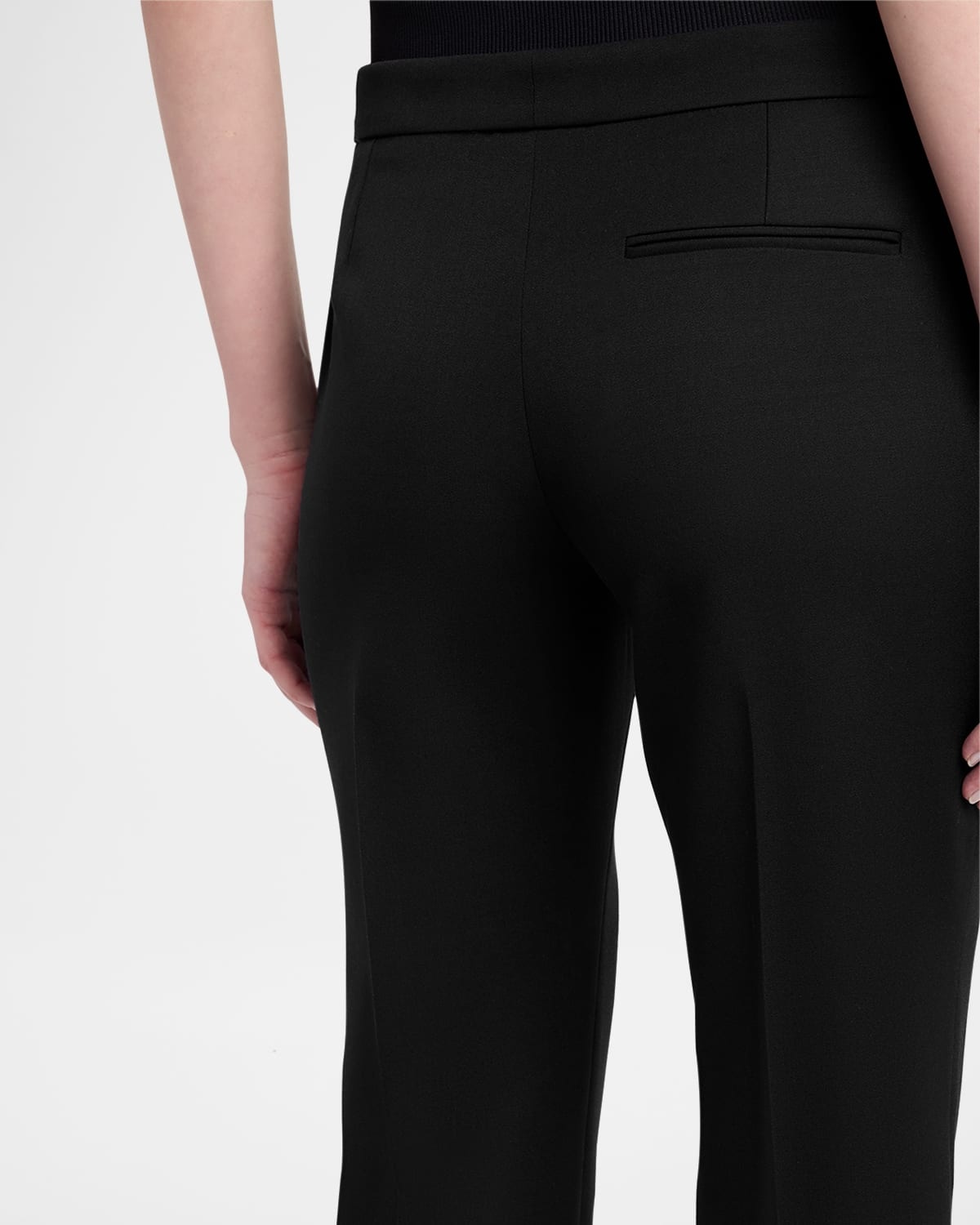 Cropped Cigarette Trousers - 5