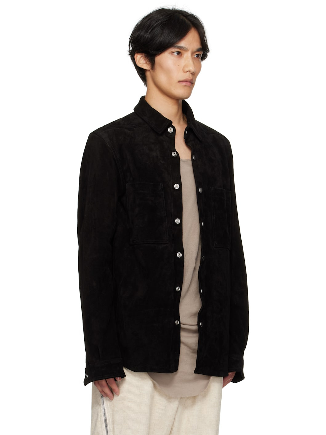 Black Concordians Outershirt Suede Jacket - 2