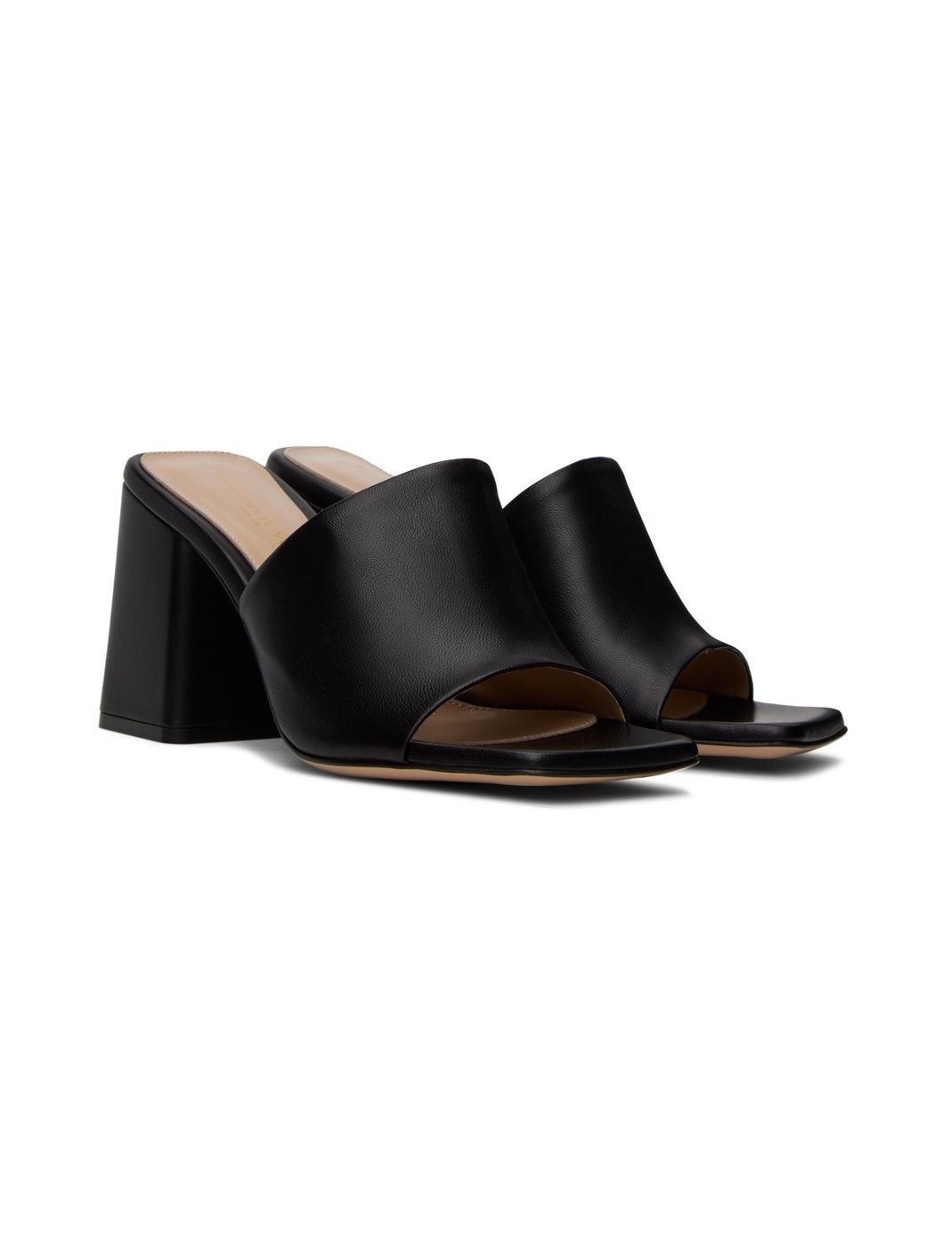 Black Wynn Heeled Sandals - 4