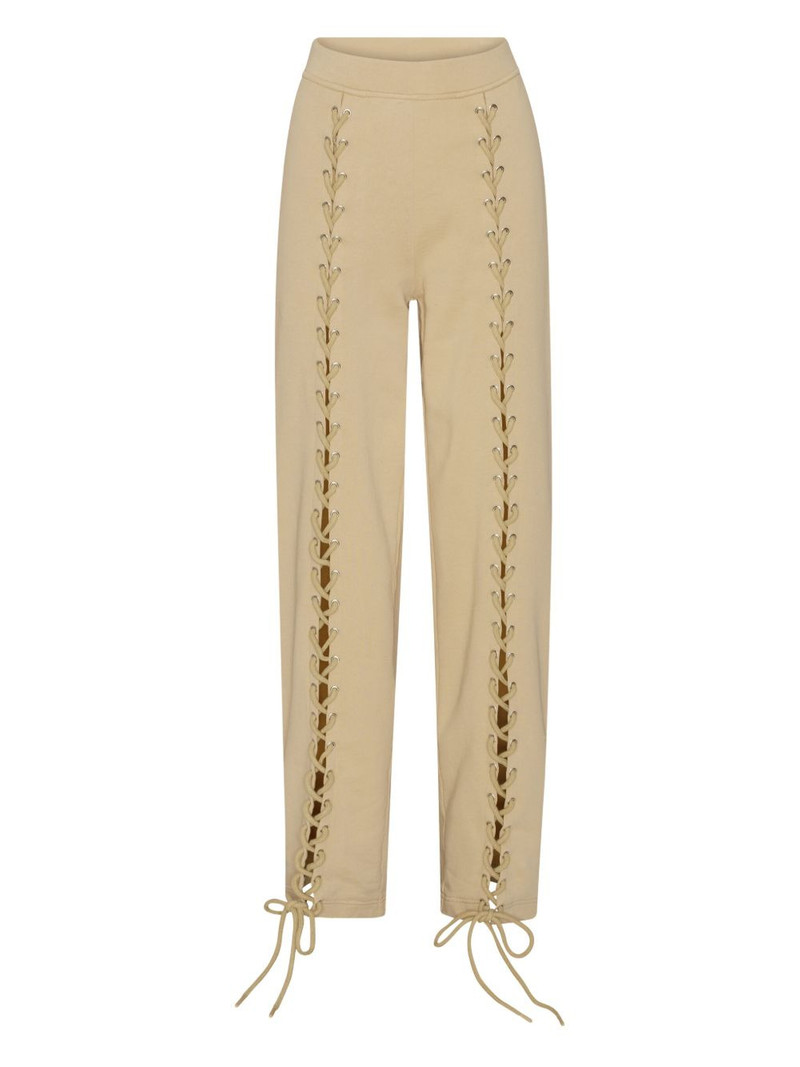 lace-up track pants 1