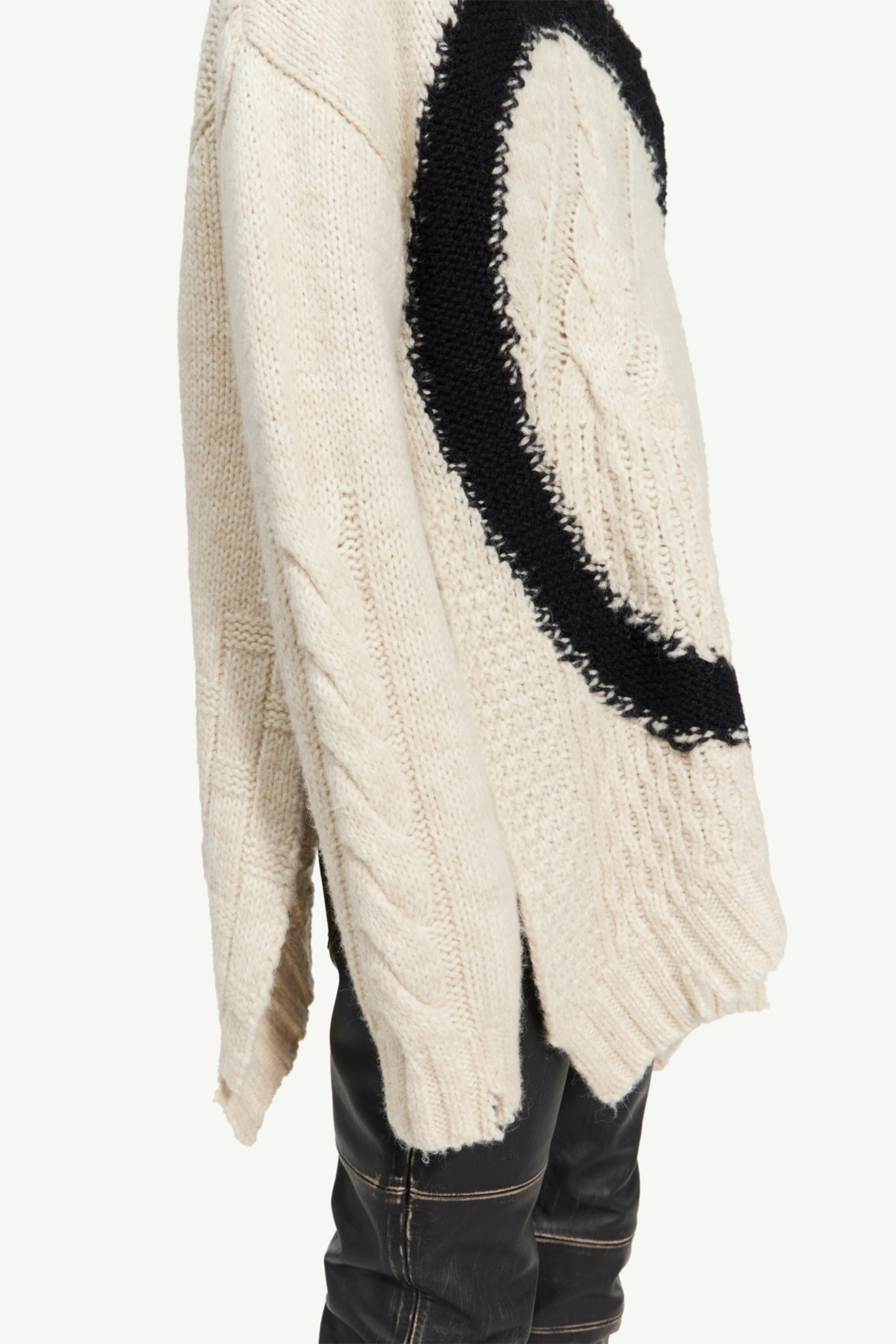 Distressed knit sweater - 5