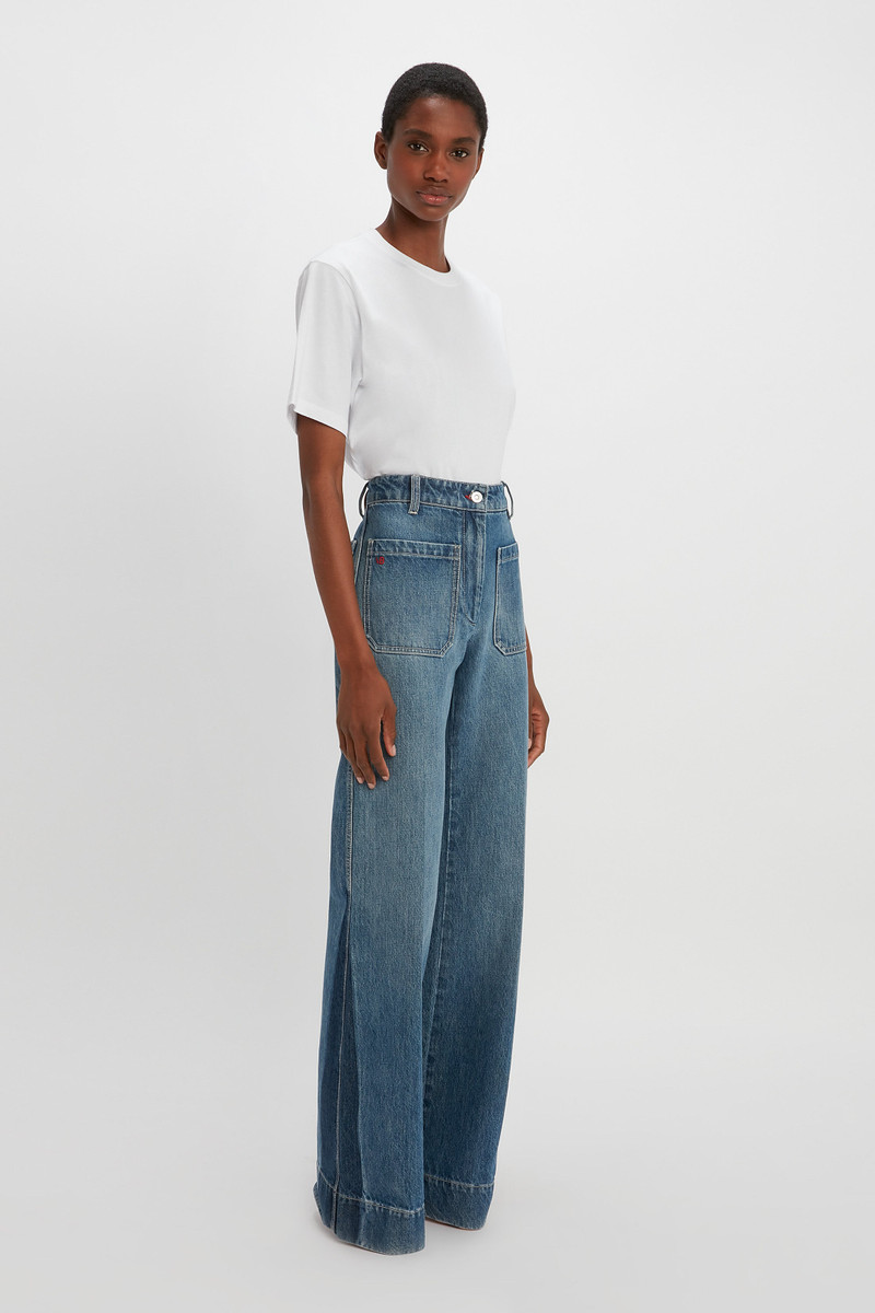 Alina High Waisted Jean In Shadow Wash 3