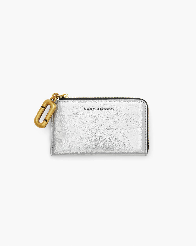 SCENE TOP ZIP MULTI WALLET IN METALLIC 1
