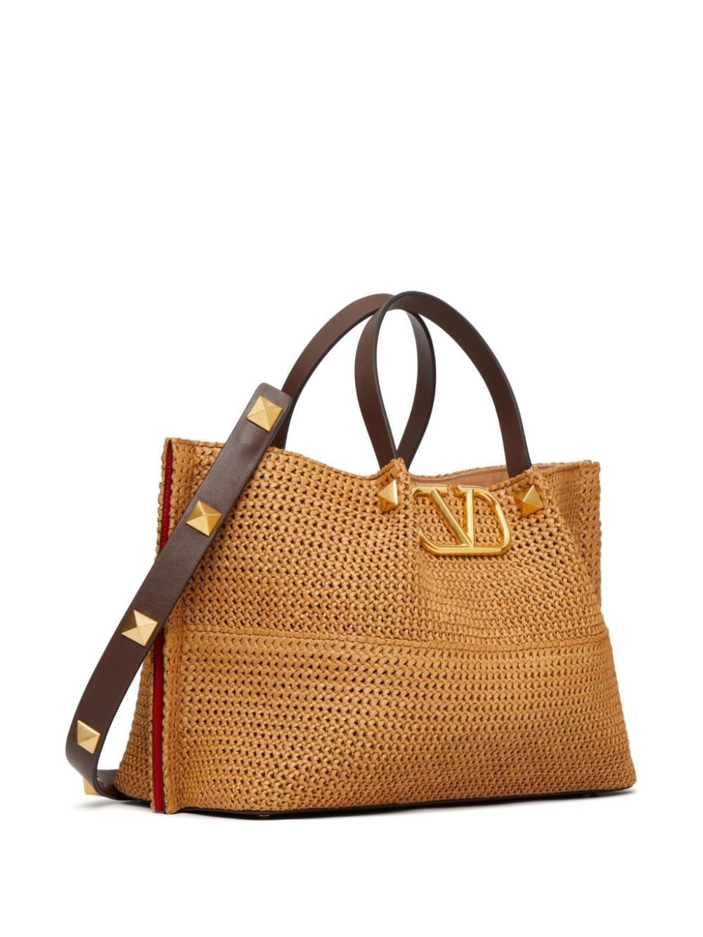 Valentino medium Summer raffia tote bag | farfetch | REVERSIBLE