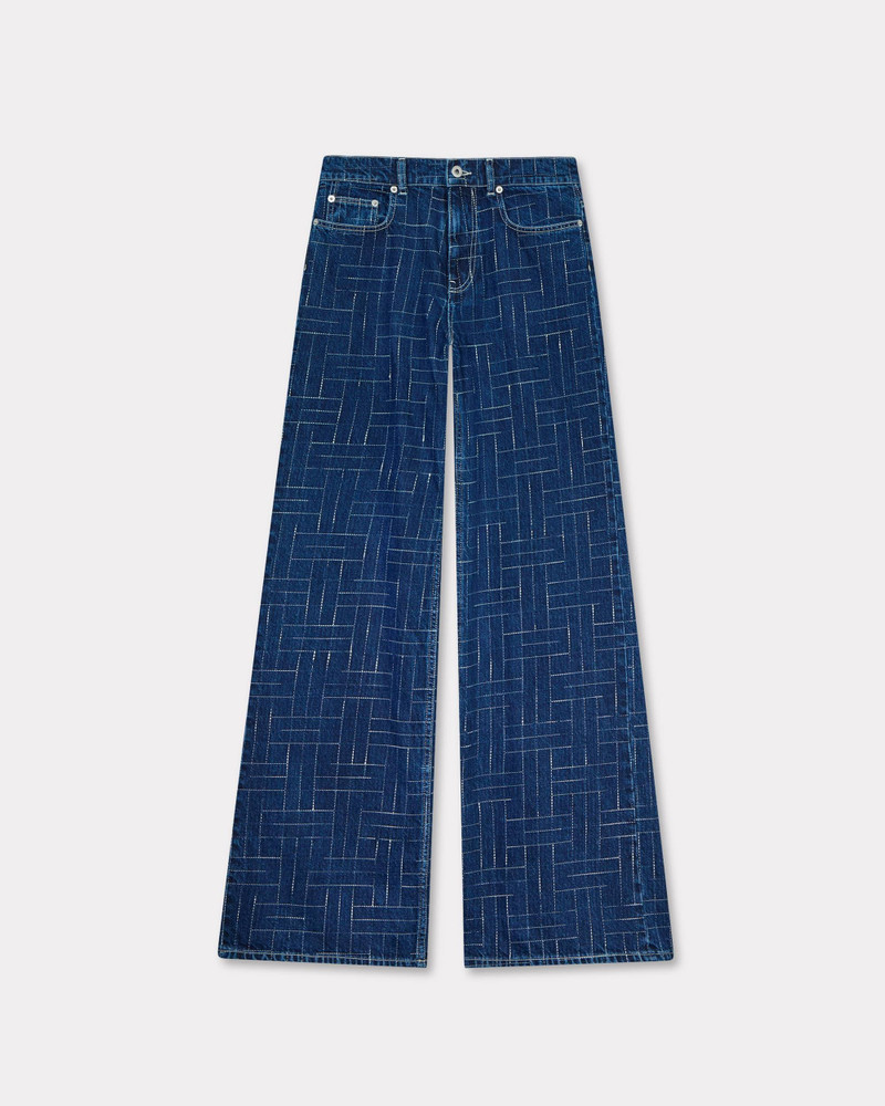 프로젝트 Weave' AYAME 넓은 바지 에 일본의 denim 1