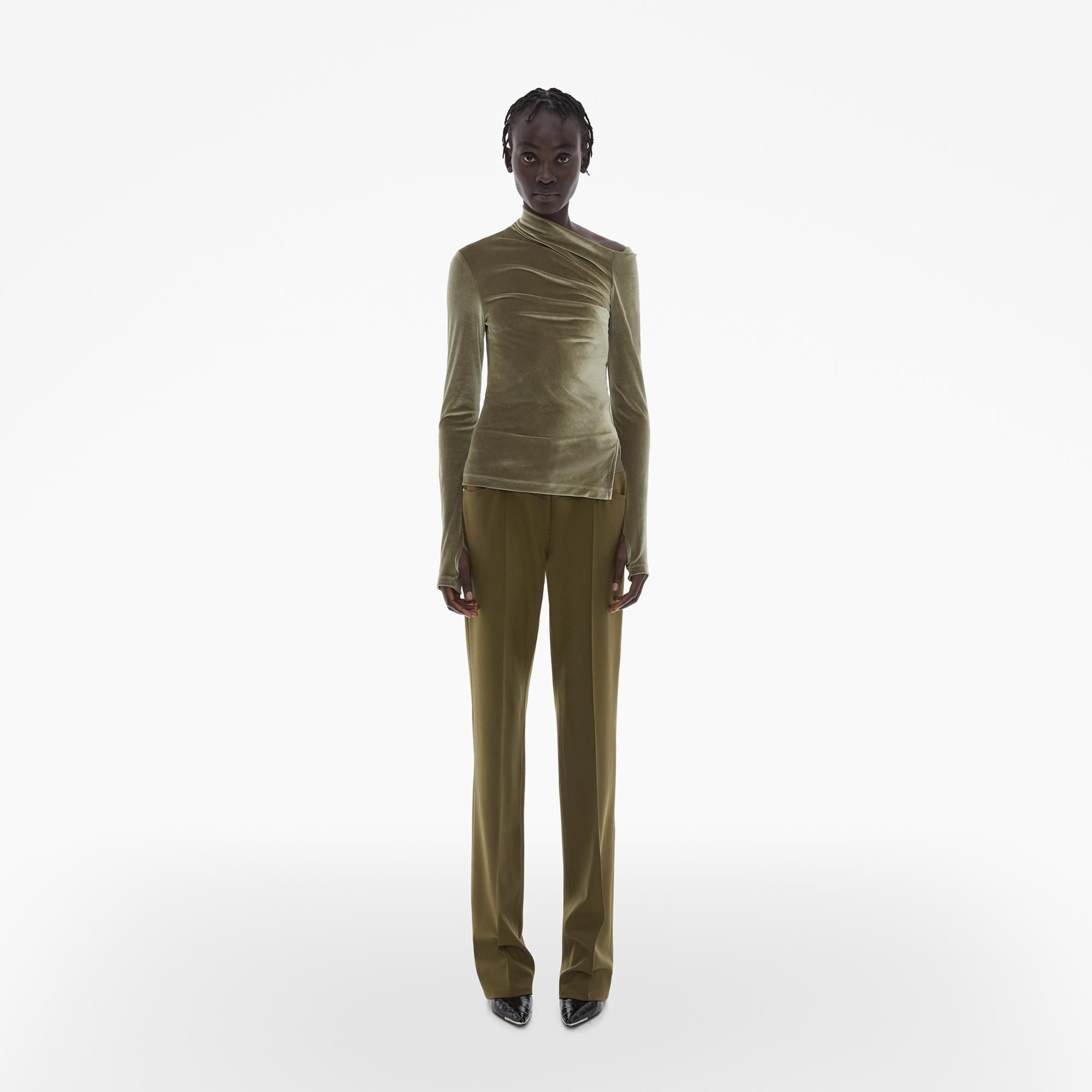 VELVET ASYMMETRICAL TOP - 8