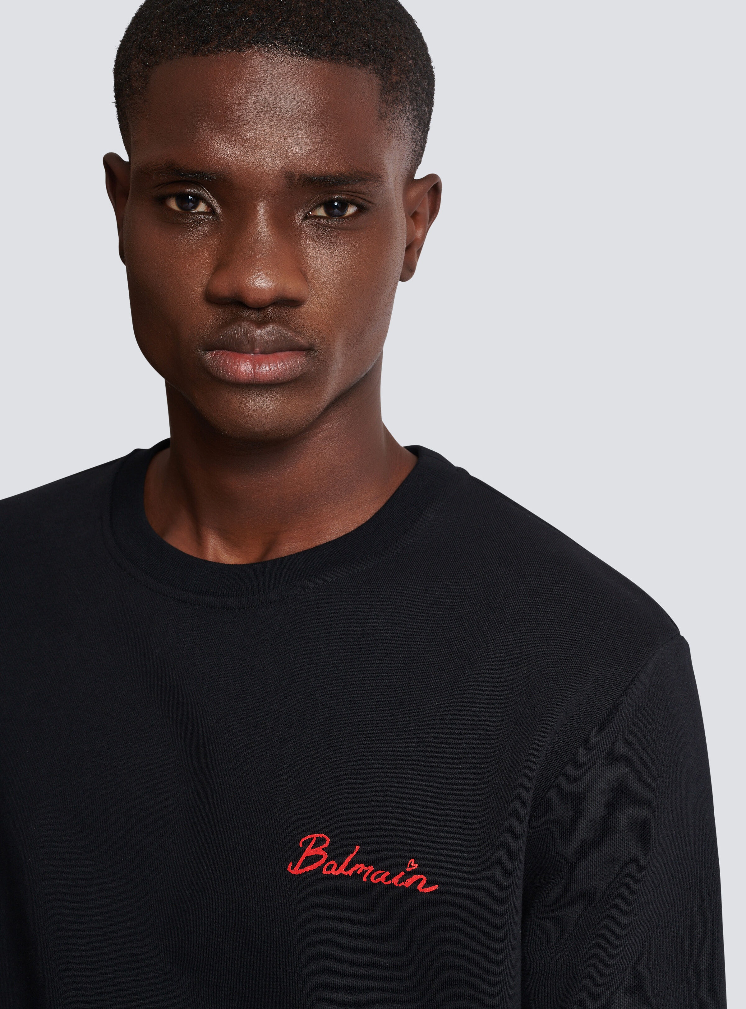 Sweatshirt with Balmain Kiss print - 8
