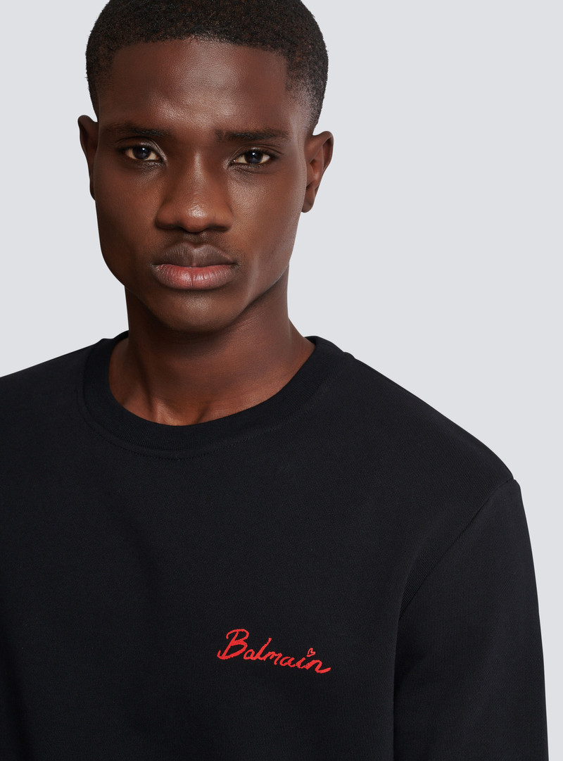 Sweatshirt with Balmain Kiss print 8