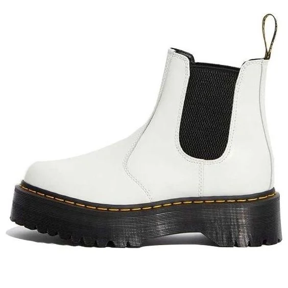 (WMNS) Dr. Martens 2976 Smooth Platform 'White' 25055100 - 1