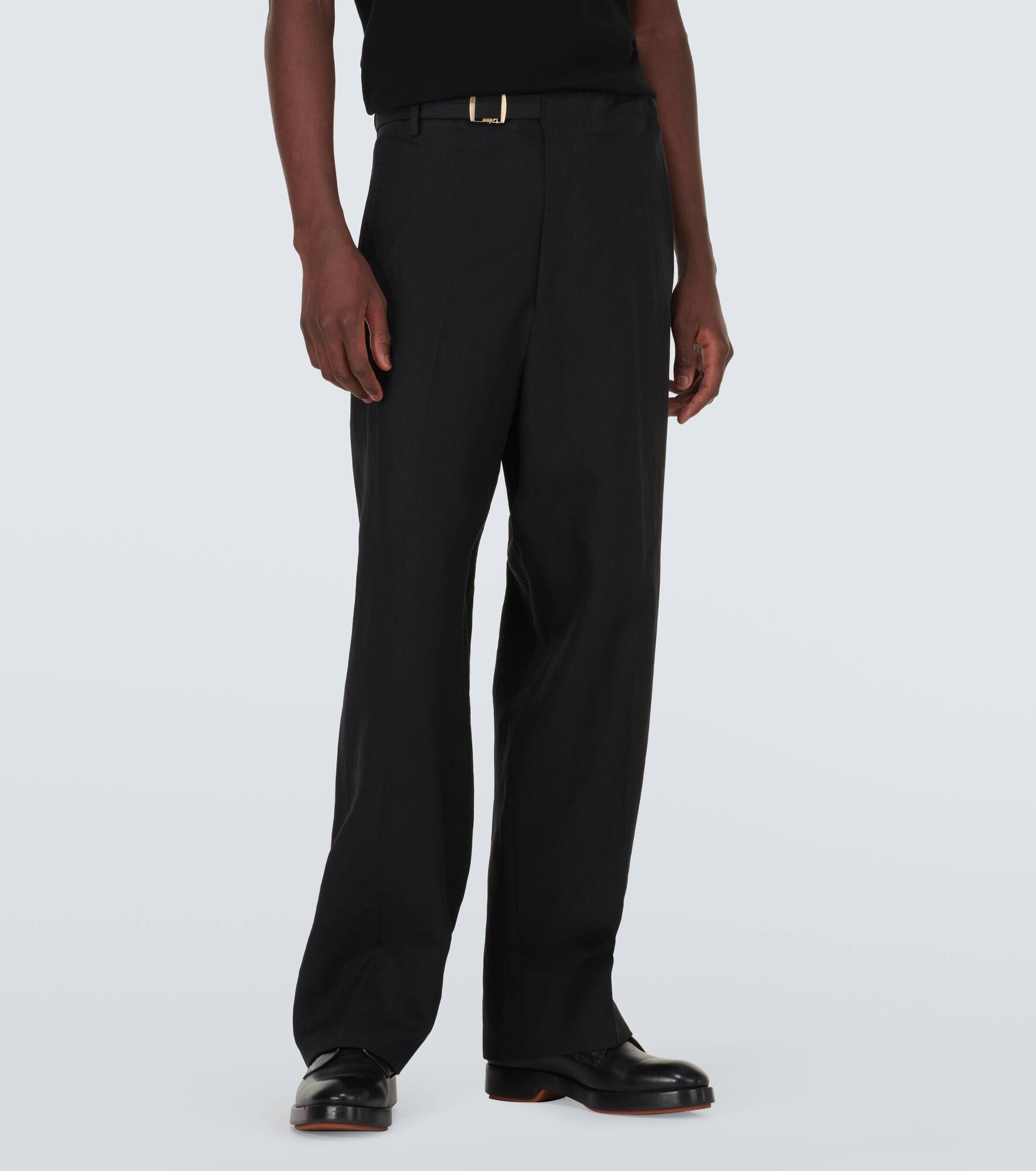 Oasi Lino linen straight pants - 3