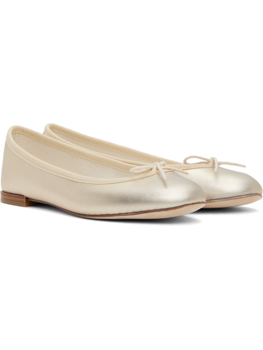 Gold Cendrillon Ballerina Flats - 4
