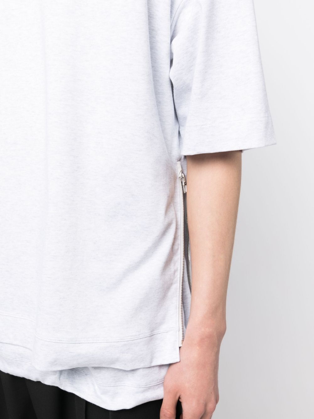 oversized drawstring T-shirt - 5