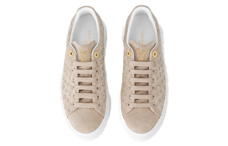 (WMNS) LOUIS VUITTON Time Out Sneakers 'Beige Minimonogram' 1ABR2I - 4