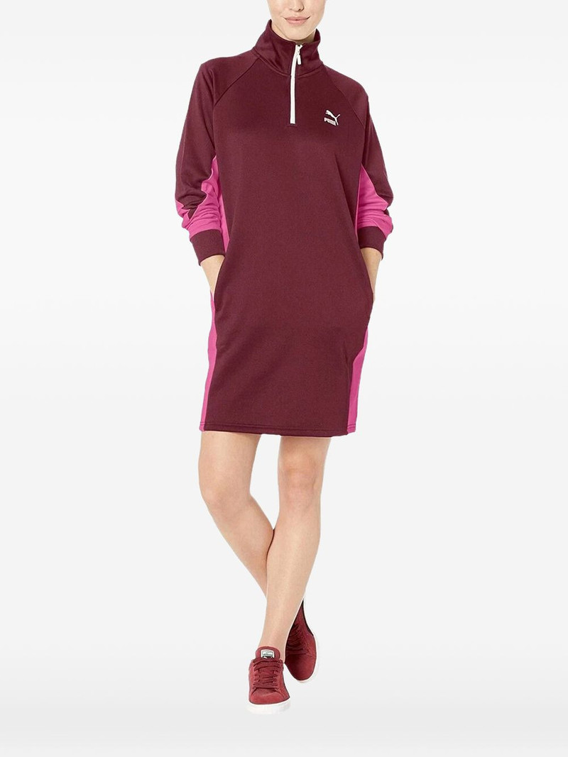 quarter-zip long-sleeve dress 1