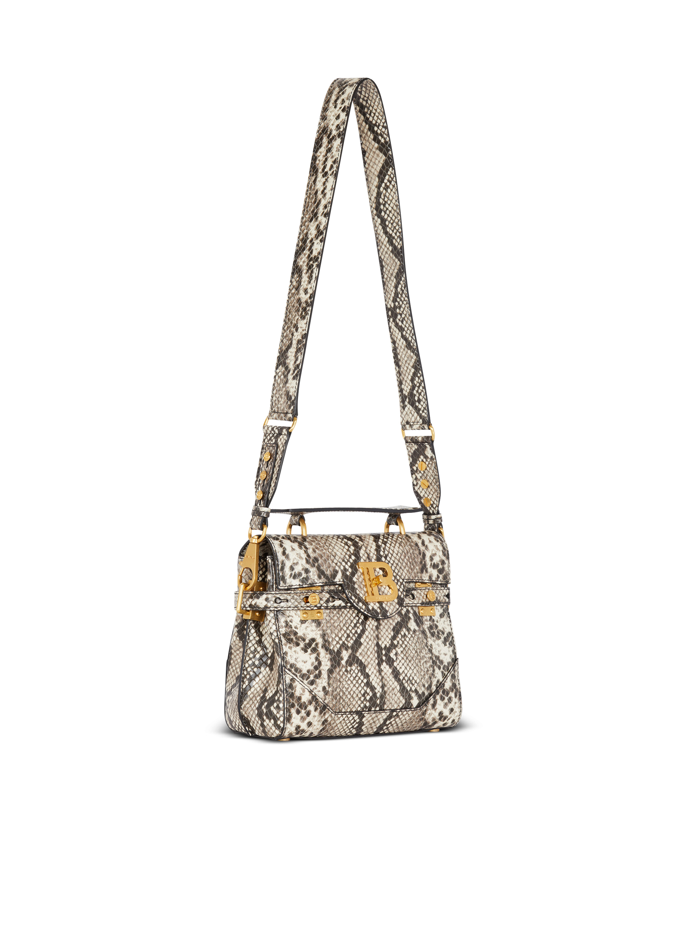 B-Buzz 23 snakeskin-effect leather bag - 3