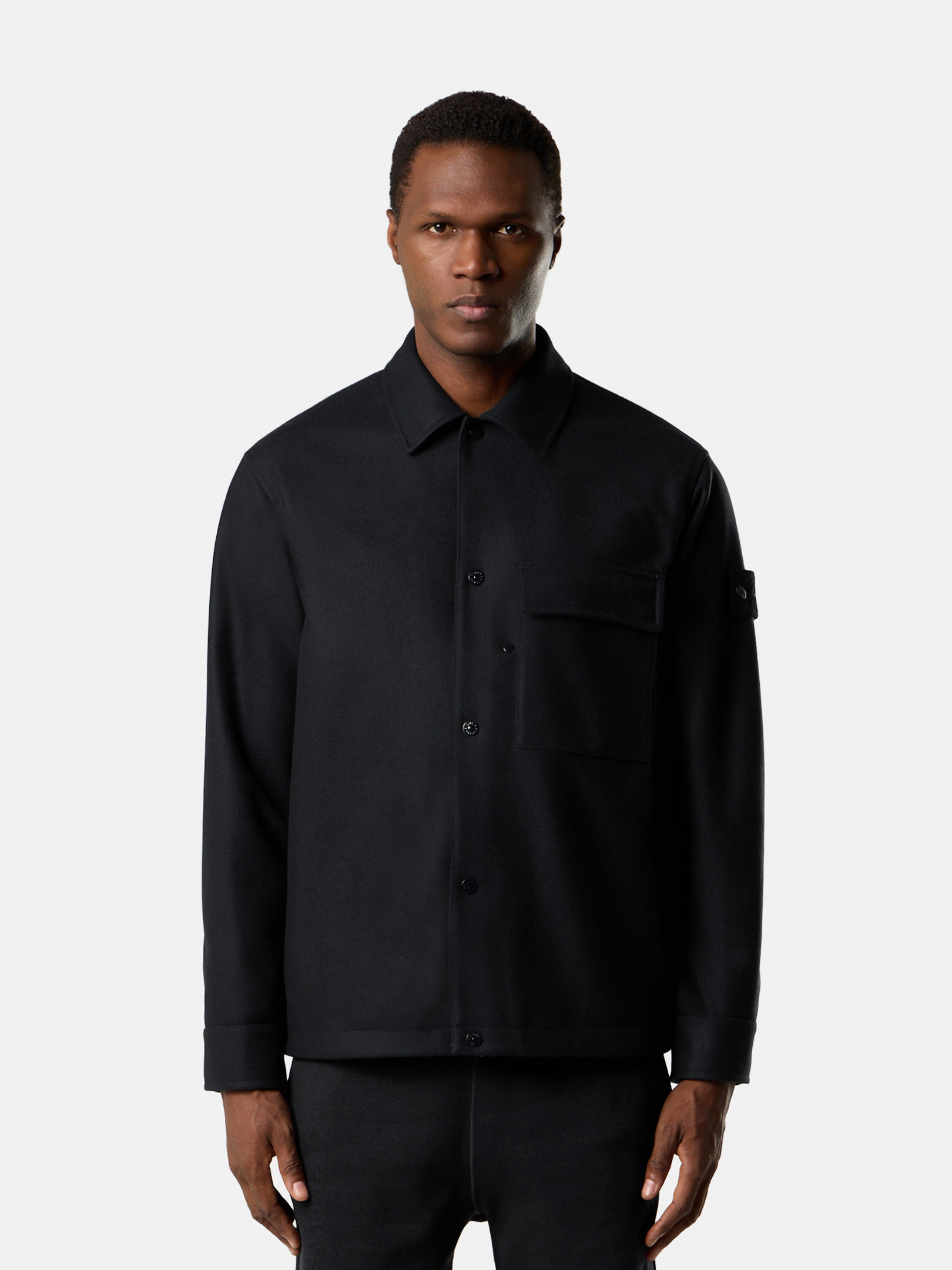 1200028 WOOL NYLON FLANNEL_STONE ISLAND GHOST - 2