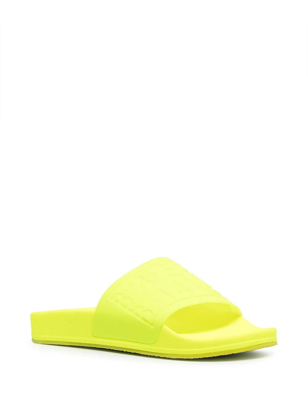 debossed slip-on slides - 2