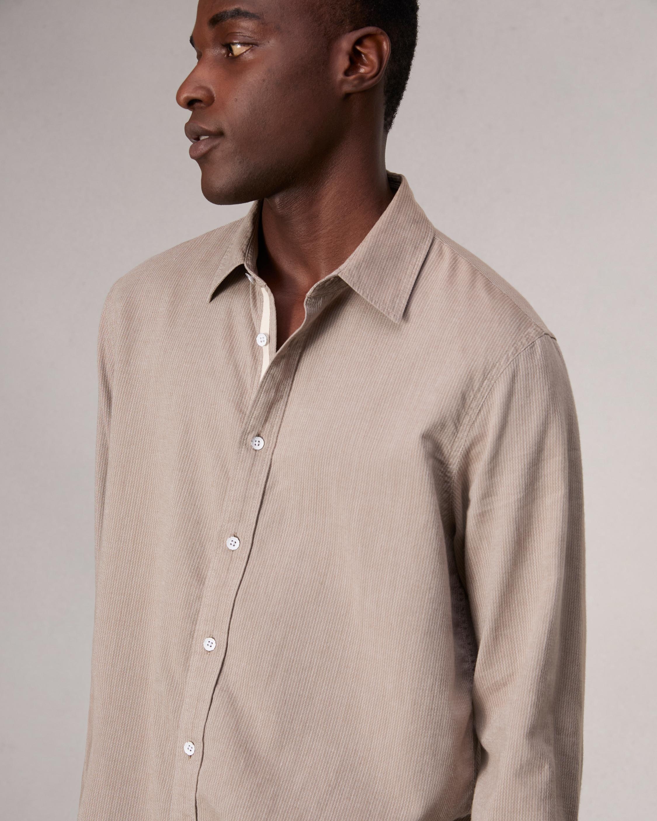 Finch Textured Striped Shirt - 6