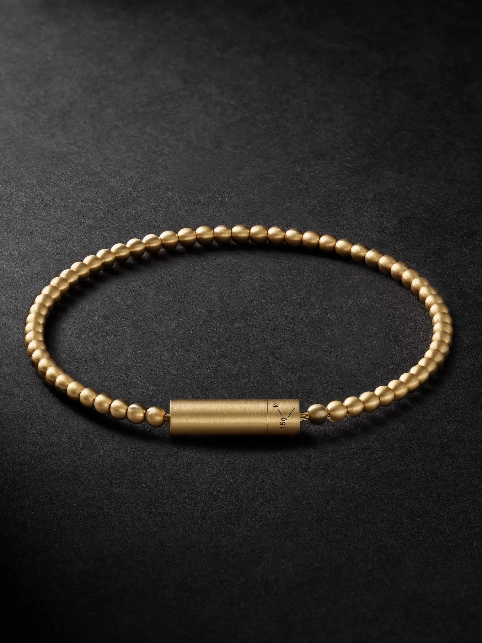 Le 15 18-Karat Gold Beaded Bracelet Gold - 1