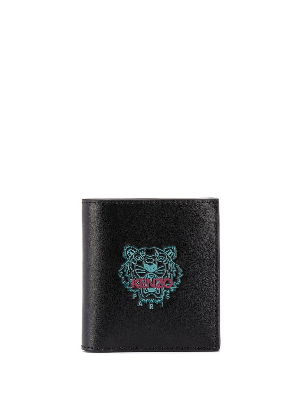 embroidered-logo wallet - 1