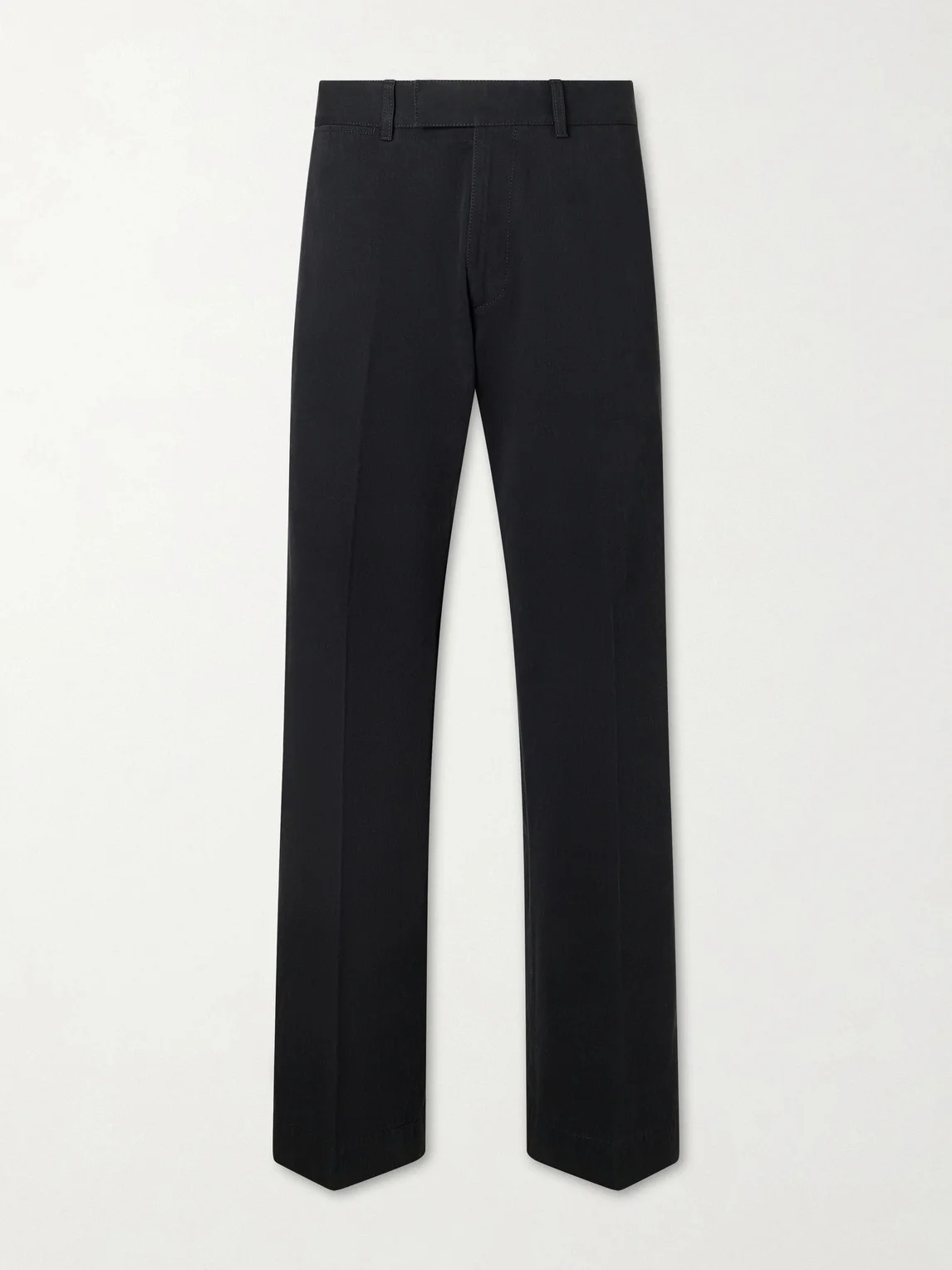 Wide-Leg Cotton-Drill Trousers - 1