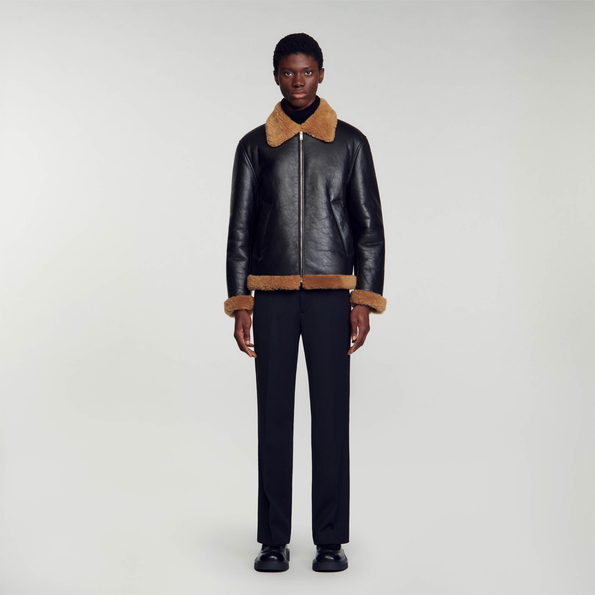 OVERSIZED SHEARLING JACKET - 3