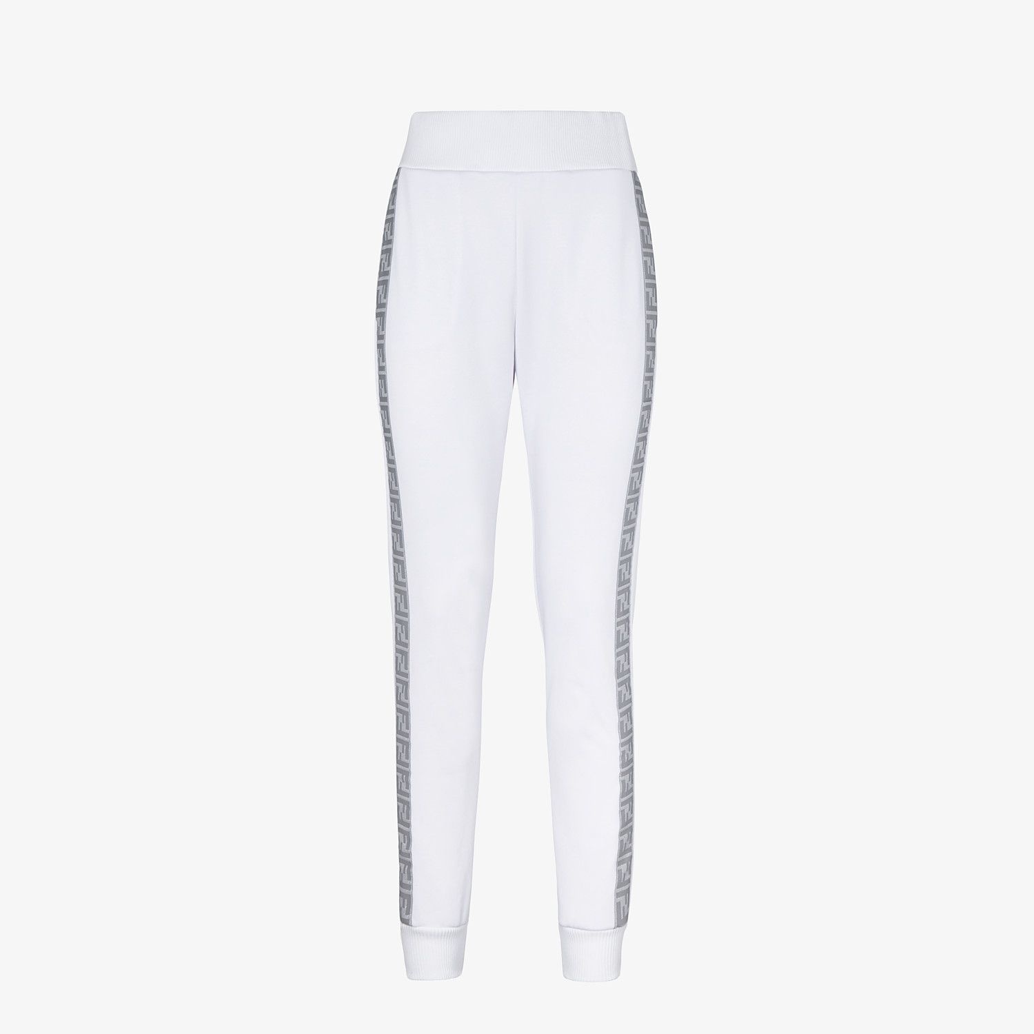 White jersey jogging pants - 1